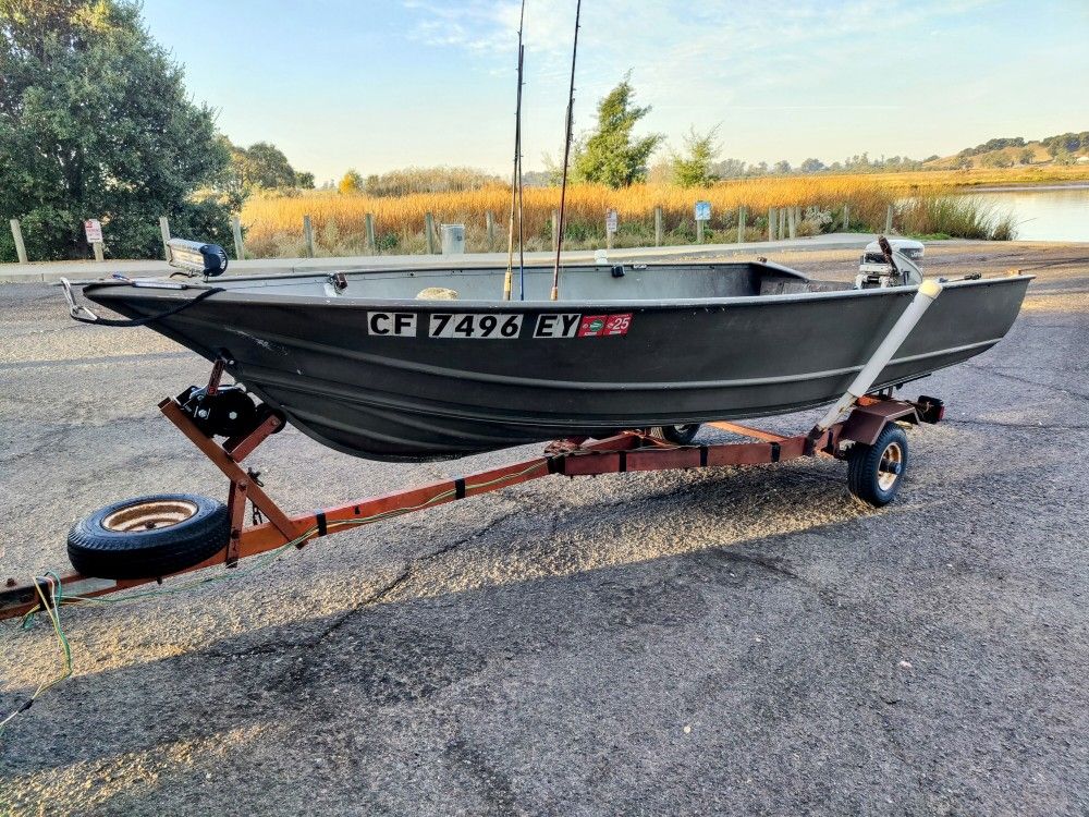 14ft Gregor Welded Aluminum Boat