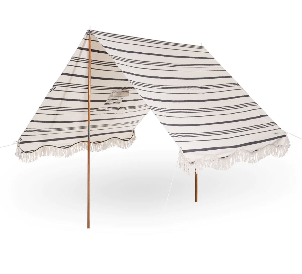 Business & Pleasure Co. THE PREMIUM BEACH TENT VINTAGE BLACK STRIPE Retail $299