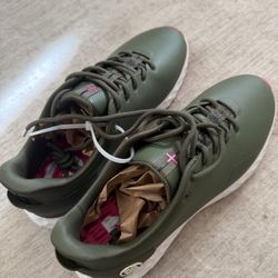 G/Fore Men’s 9.5 MG4 Golf Shoes Green/White