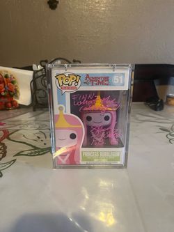 Signed Funko Pop Princess Bubblegum #51 Quote and psa