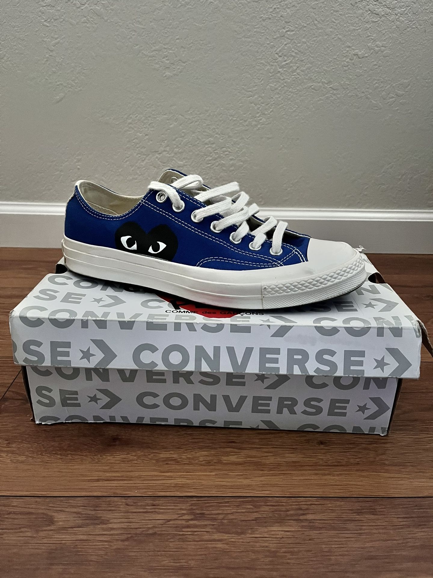 Comme des Garçons PLAY × Converse Chuck 70 Low 'Blue Quartz'