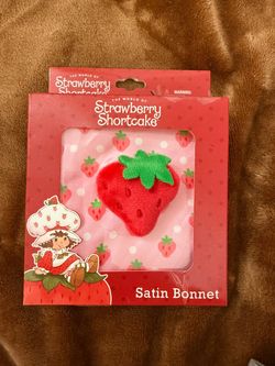Strawberry Shortcake Satin Bonnet