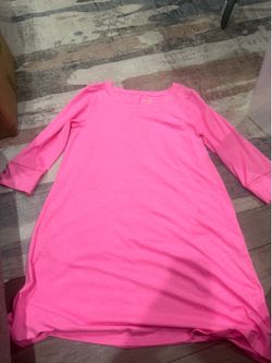 Lilly Pulitzer Women’s Pink 3/4 Sleeve Knit Swing Dress Size Large
