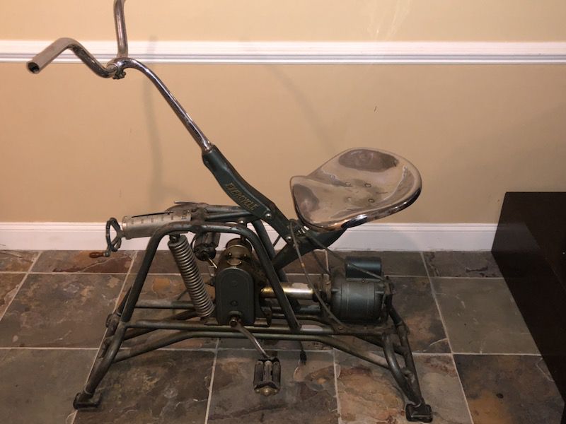 Antiques Vintage Exercise Bicycle 1950