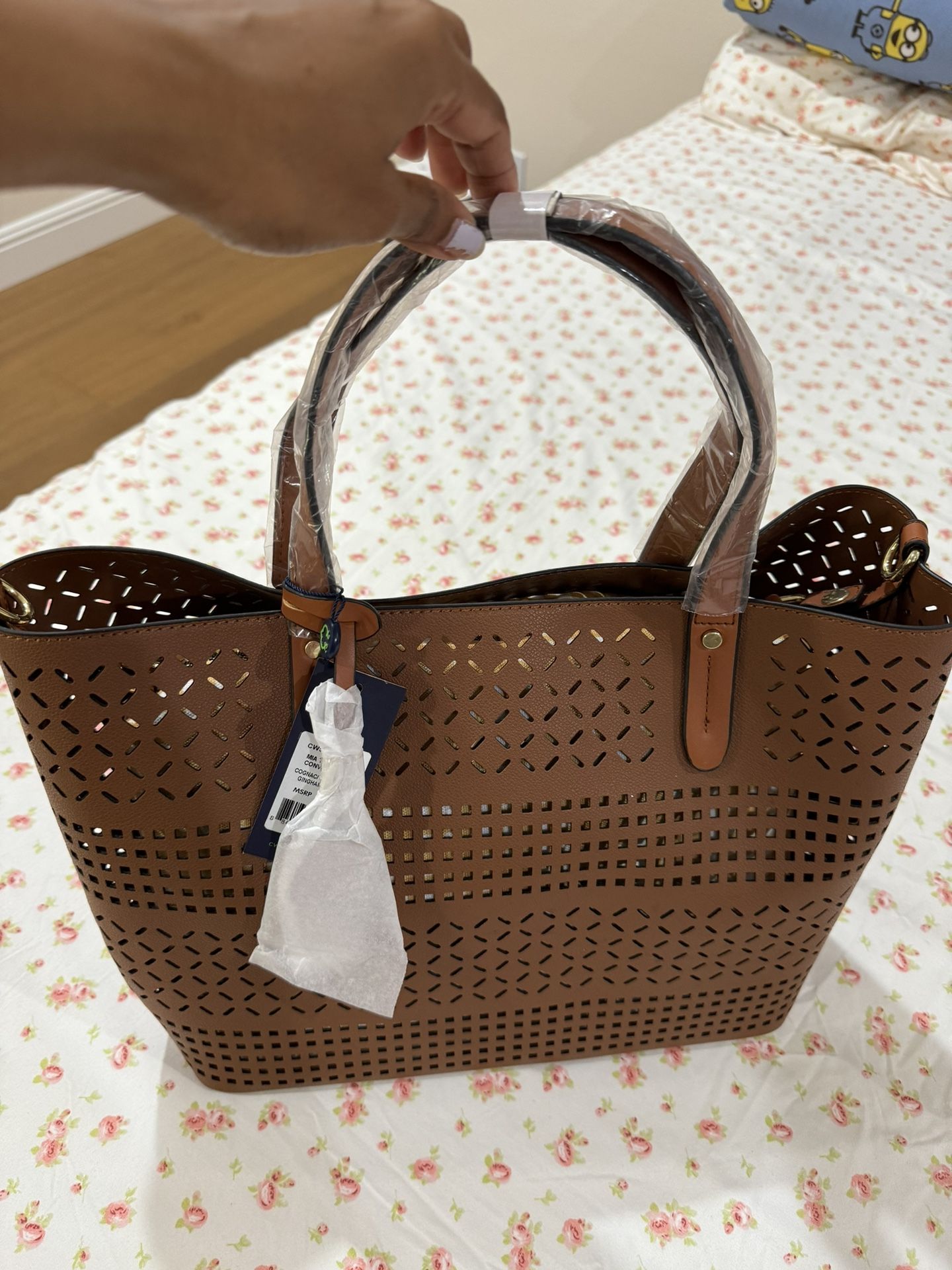 Tote Bag With Removable Pouch Inside