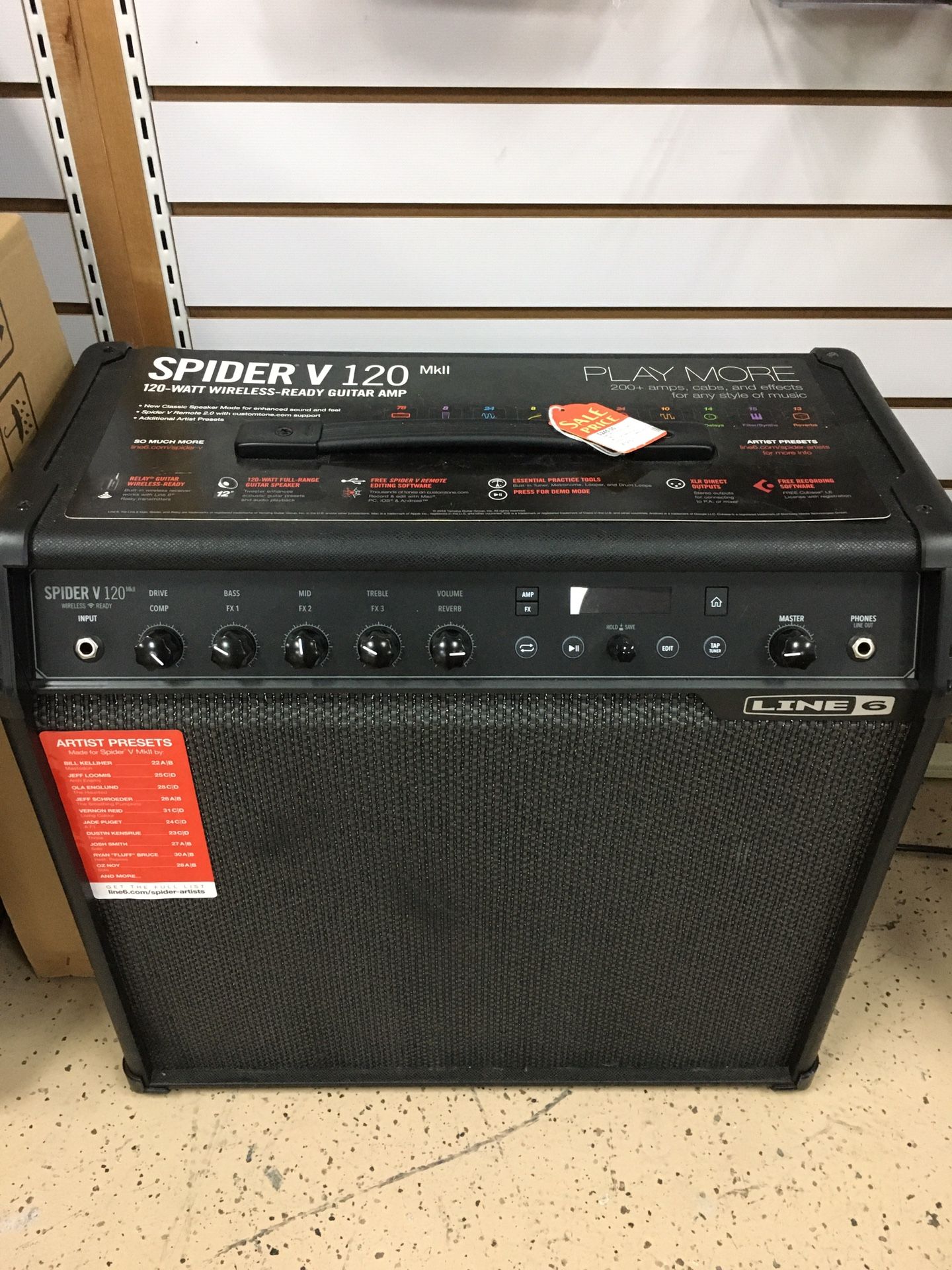 Amp Spider V 120 MK II Wireless Ready