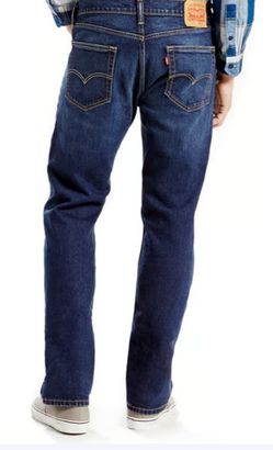 Mens Levi’s® 505 Regular Fit Stretch Jeans 32x34