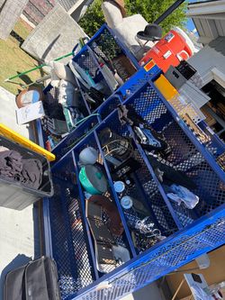 Storage racks on wheels