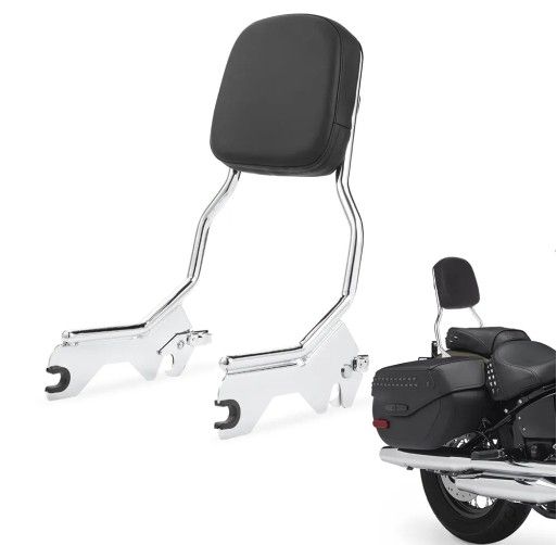 Detachable Sissy Bar for Harley Davidson Softail Models 2018-2024, Passenger Backrest for for Softail Deluxe FLDE, Heritage Classic FLHC, Slim FLSL, S