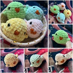Pastel Baby Bird Crochet Amigurumi
