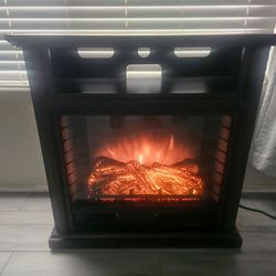 Electric portable fireplace