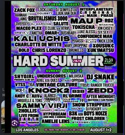 SATURDAY HARD SUMMER TICKET