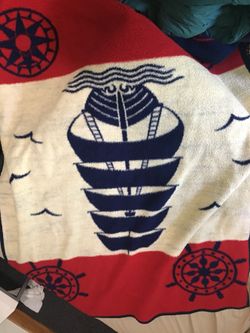 Ship decorative blanket