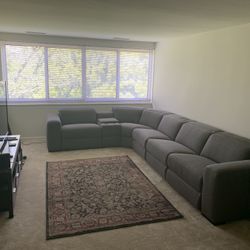 Adjustable Power Recline Sectional Sofa 