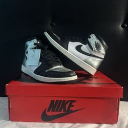 Jordan 1 Retro High Silver toe 