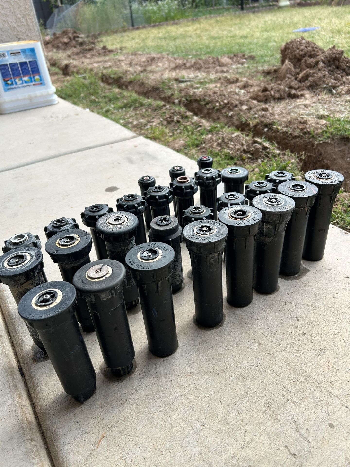 Various Orbit & Hunter Sprinkler Heads OBO