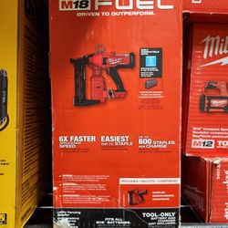 Milwaukee
M18 FUEL 18-Volt Lithium-Ion Brushless Cordless Utility Fencing Stapler (Tool-Only)