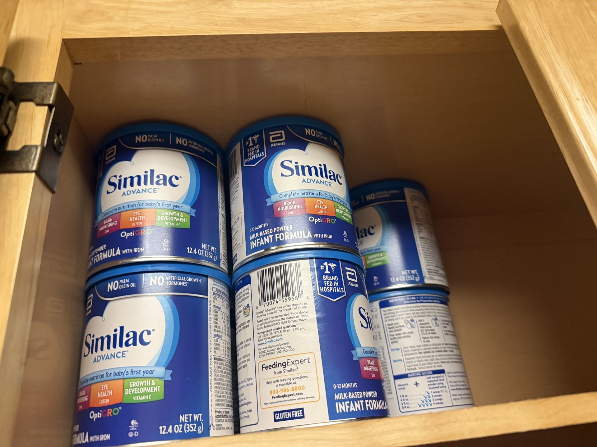 Similac Advance Infant Formula – 12.4 oz (10 Cans) – Brand New & Sealed