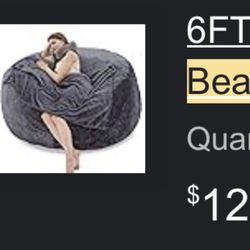 6ft Xl Bean Bag 