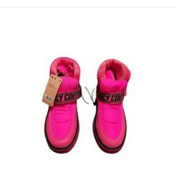 Juicy Couture Pink Veronica Boots/ Bootie 