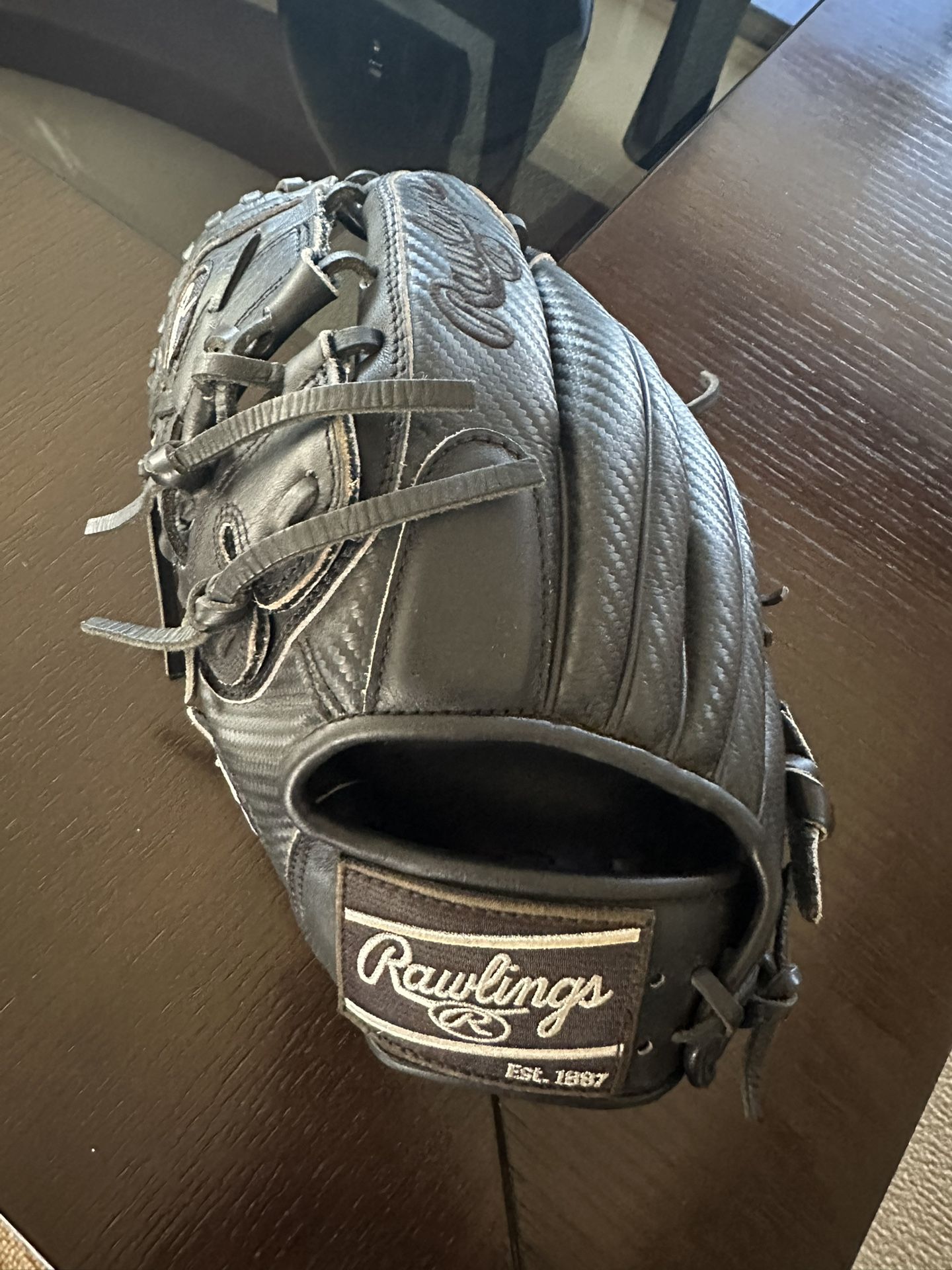 Rawlings Black Lefty Pitching “Heart Of The Hide” Baseball Glove 11 3/4