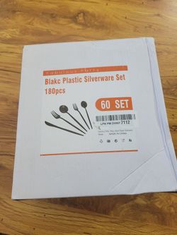 Black Disposable Silverware