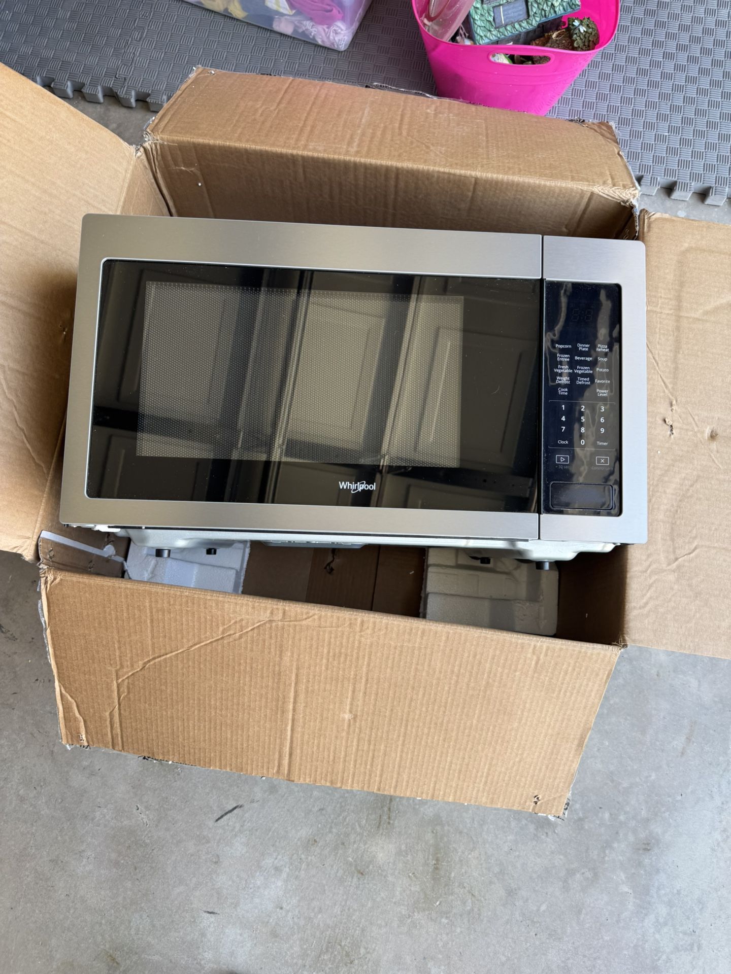 Free Whirlpool microwave