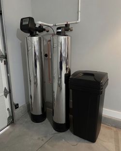 Dual Tank 10-Stage High Capacity Salt Water Softener System with RO Alkaline Kitchen Filter
