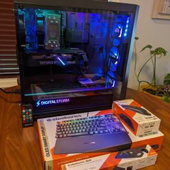 Gaming PC With Mouse And Keyboard 