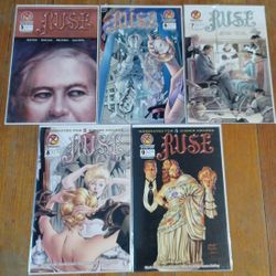 Ruse Comic Book Lot Of 5 Issue 5 Thru 9 Detective Police Crime