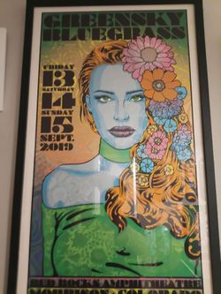 super rare 2019 24x36 chuck Sperry signed numbered greensky bluegrass poster