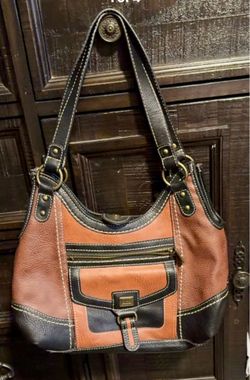 BOC Two-Tone Brown and Black Shoulder Bag