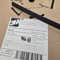 3M FP-301 3/8" Heat,Shrink Tubing - OLD STOCK
