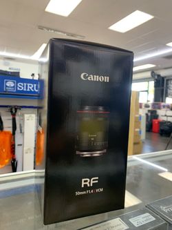 Canon RF 50 1.4 VCM