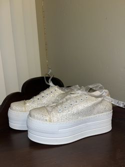 White Bridal Women Platform Shoe