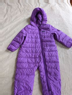 REI toddler snow suit 12-18 months size, purple