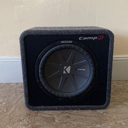 Kicker CompR 12” Subwoofer (Amp Included)