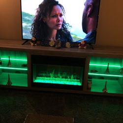 Brand New Tv Stand  Whit Heater And Remote Control 