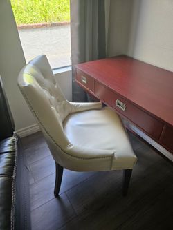 Desk and chair