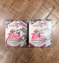 2x 2026 TOPPS FLAGSHIP FOOTBALL MEGA BOX NFL Brand New Factory Sealed