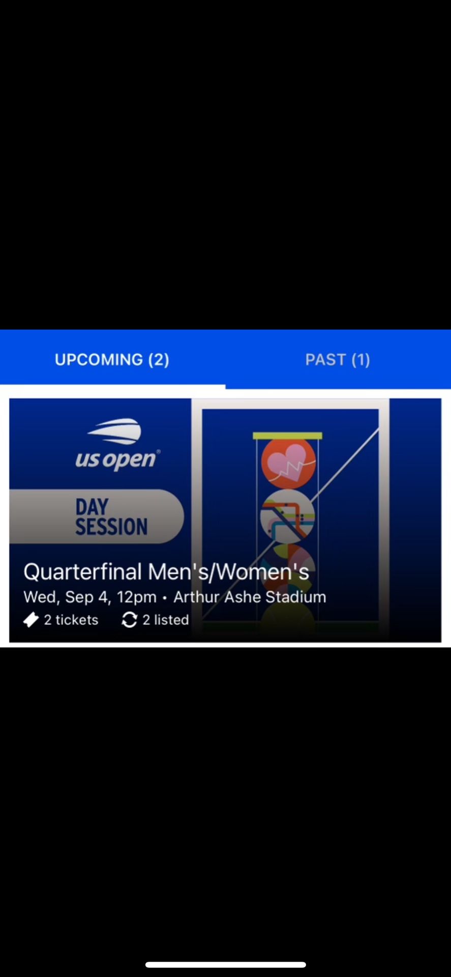 US Open Quarterfinal Men’s/Women’s Tickets – 2 Seats for Day Session (Sept 4th, 12 PM)