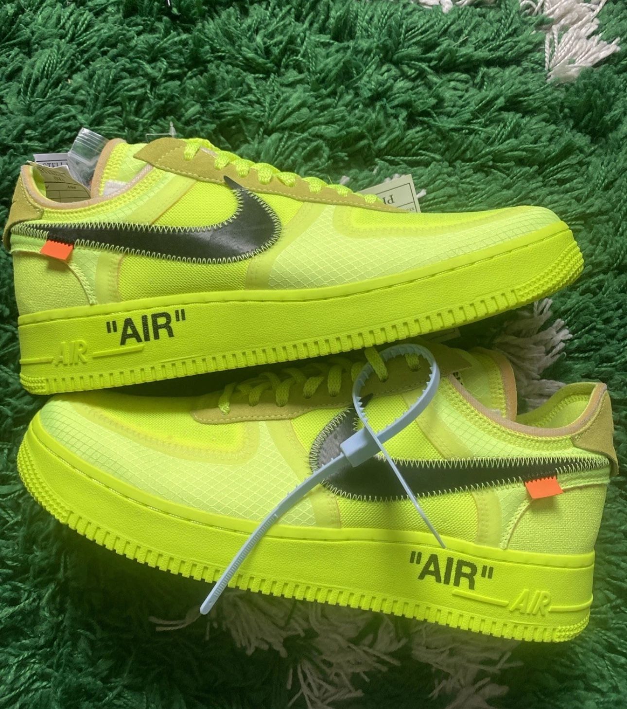 Ultra-Rare Off-White x Nike AF1 “Volt” — CFM Sample (Final Stage!)
