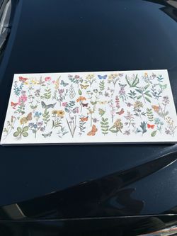 Picture butterfly and flowers