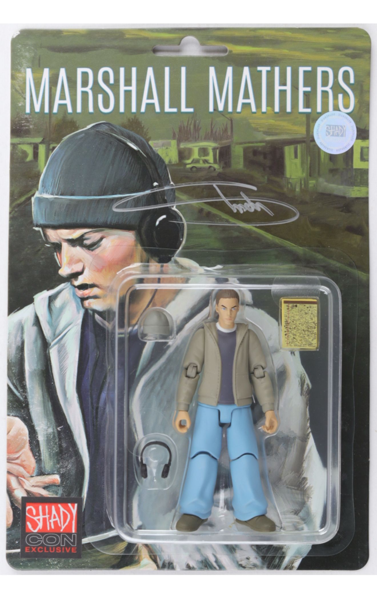 Eminem Signed ShadyCon Exclusive Original Action Figure (Beckett)