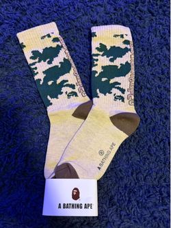 A Bathing Ape Camo Socks
