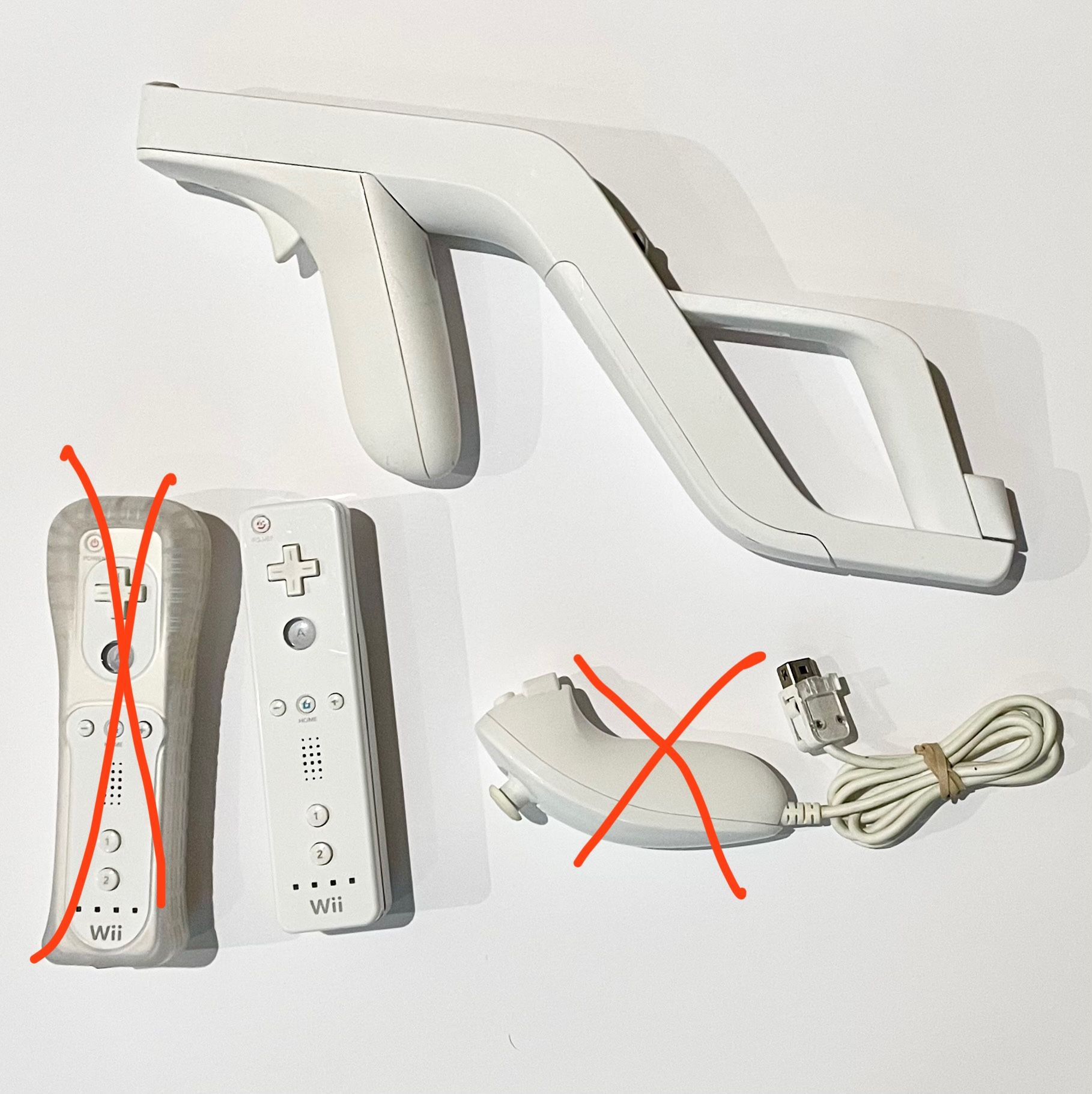 Nintendo Wii Controller & Gun