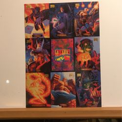 1994 Marvel Masterpieces San Diego Comic Con 9 Card Promo Card Ultra Rare