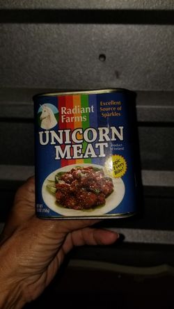 Canned Unicorn Meat (Christmas Gag Gift)