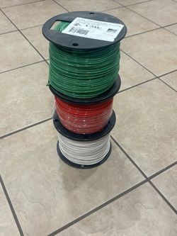 # 12 wire red, white, green 500 ft roll