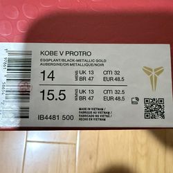 Nike Zoom Kobe V Protro